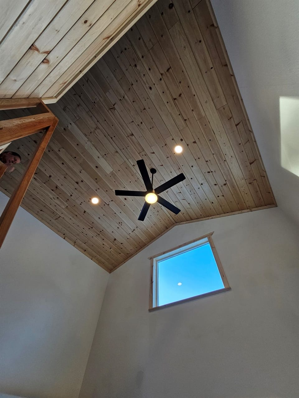 Ceiling Fan - view from loft