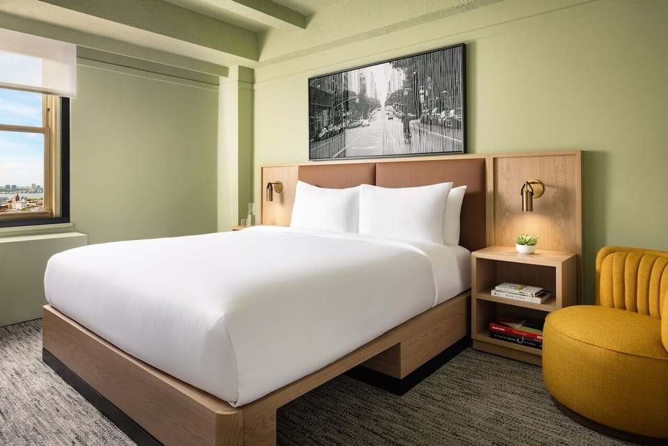 Bedroom. Interior and views may vary based on location and availability.