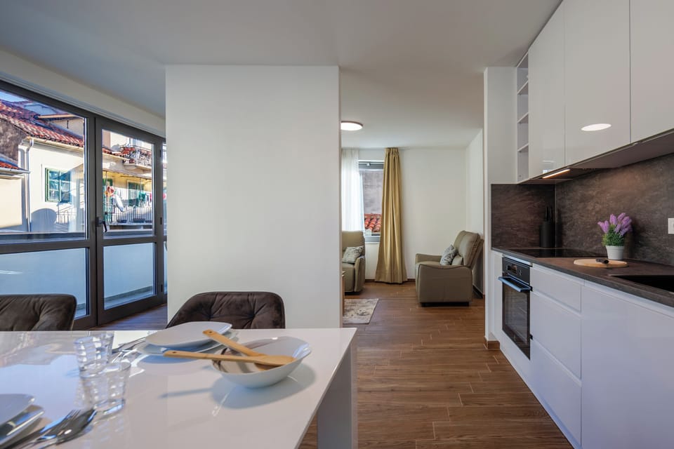 Kitchen and dining area