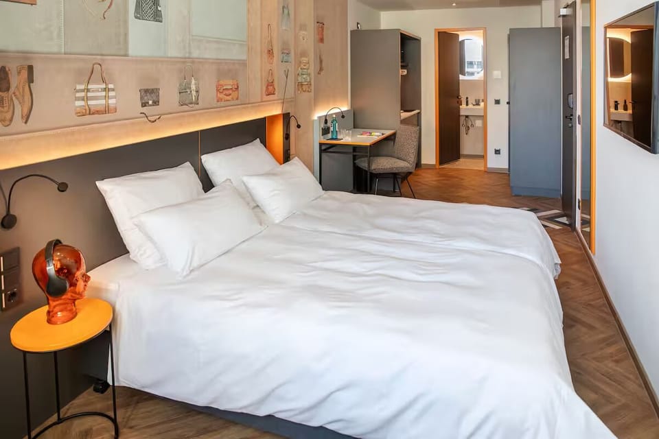 Bedroom. Interior and views may vary based on location and availability.
