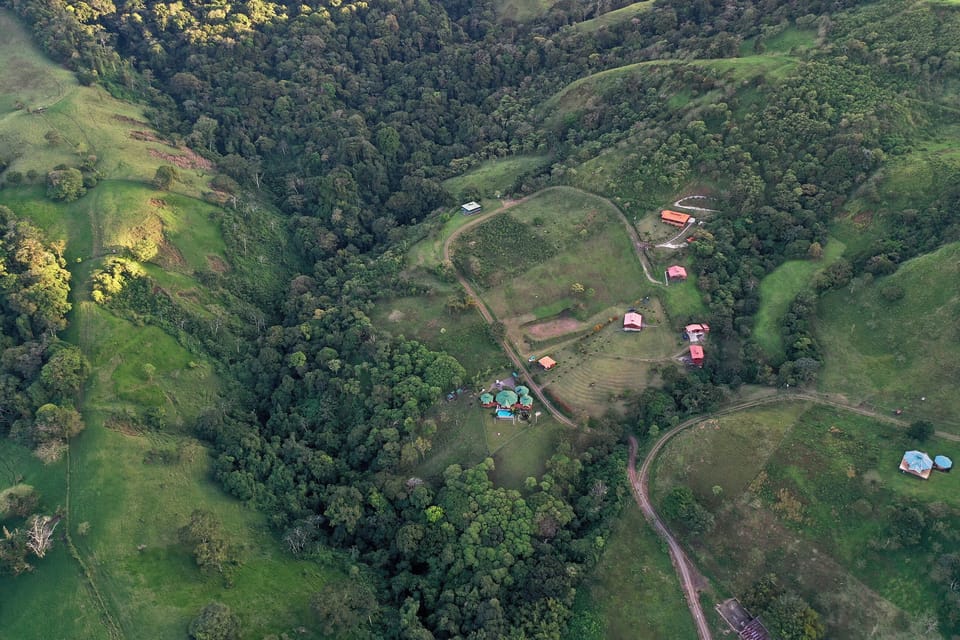 The round green roofs are Casa Nakuru.