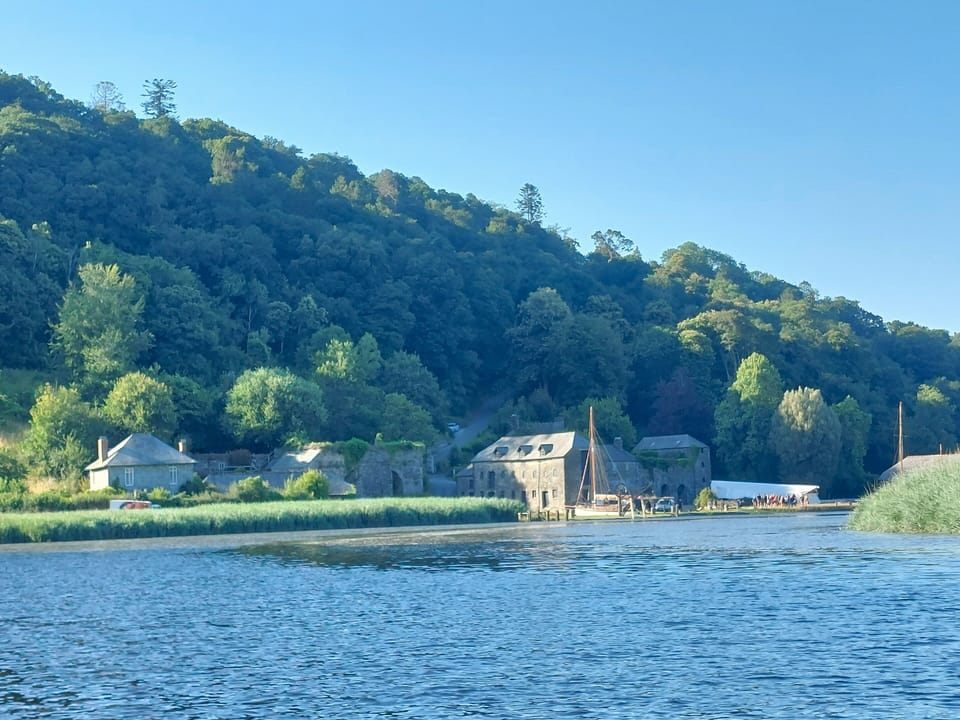 Morwellham Quay from The River Tamar.