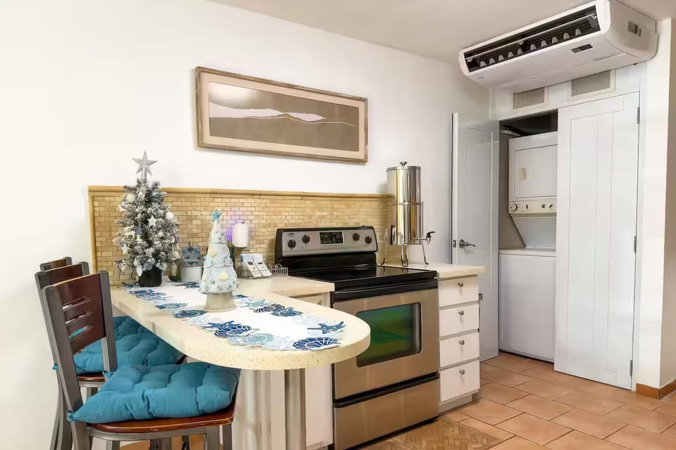 Landry area inside the kitchen