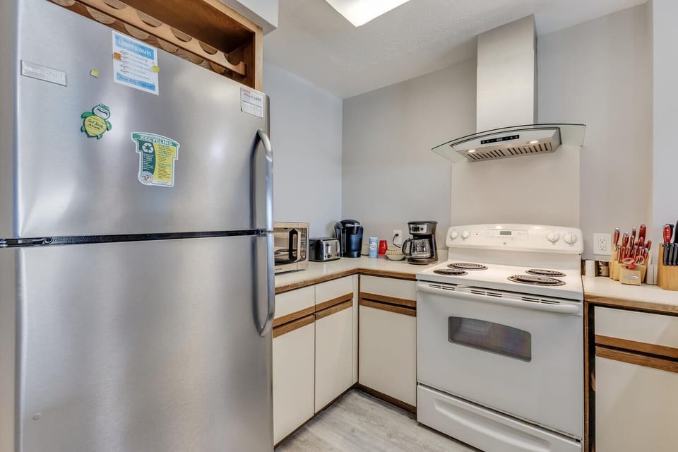 Your fully equipped kitchen features modern appliances and all the essentials for preparing memorable meals during your stay.