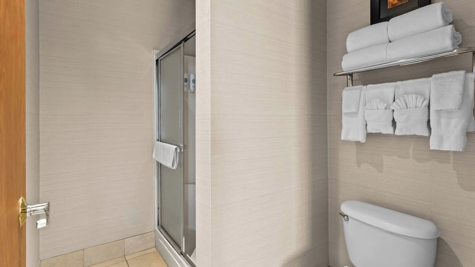 Refresh after a long day with a clean, private shower.