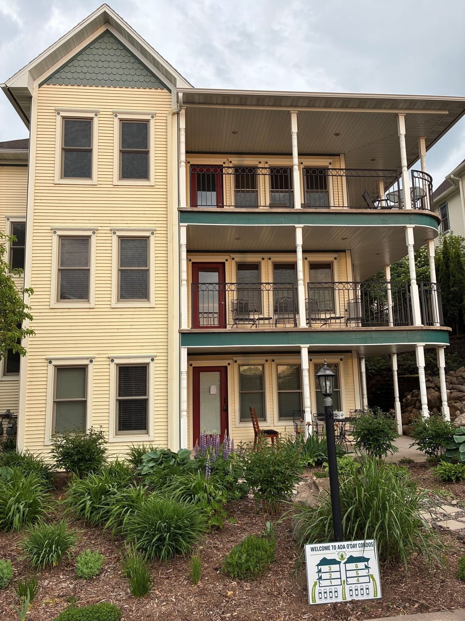 We're the ground floor unit at bottom.