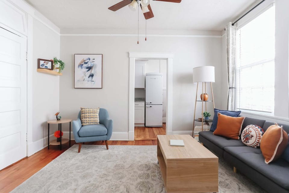 Enjoy a comfortable and stylish space featuring plush seating and a warm, inviting atmosphere.