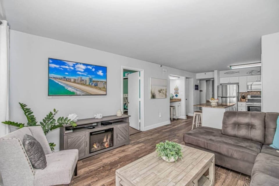 Bright open living space with coastal style & modern comfort.