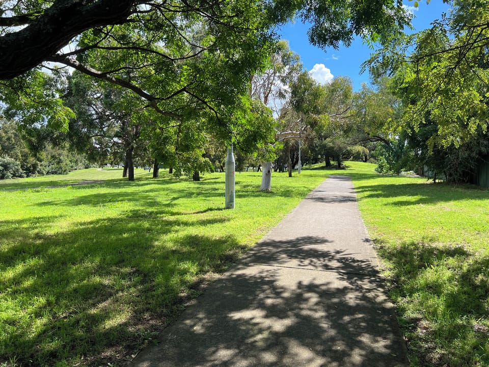 Park near house