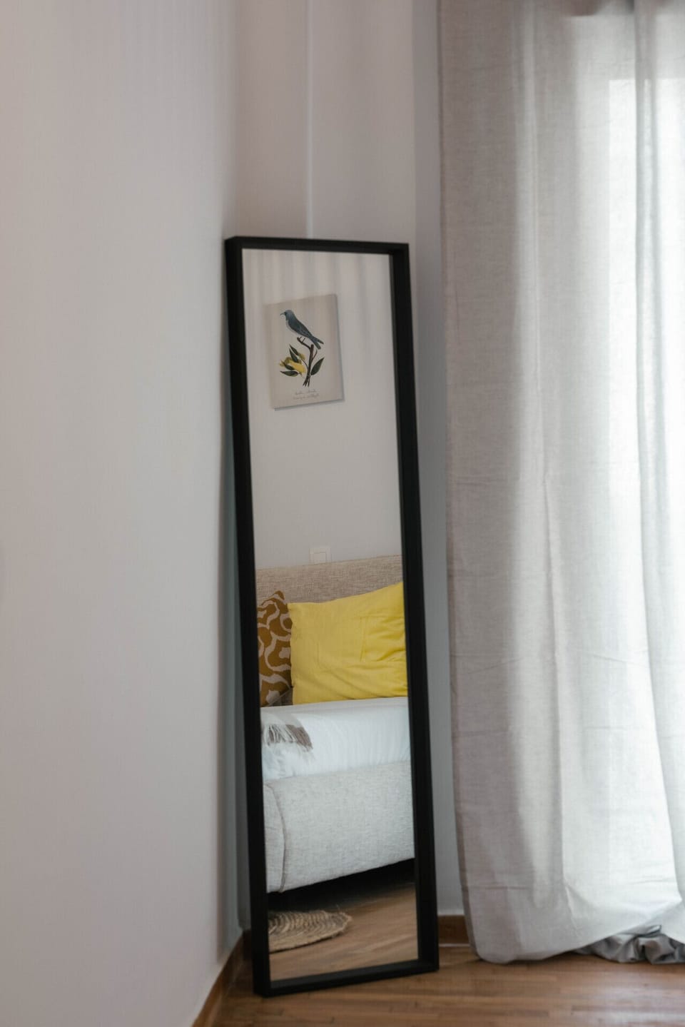 Comfortable bedding and thoughtful details designed for restful mid-term stays.