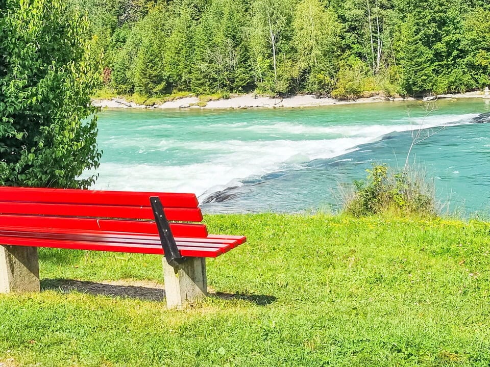 Outdoor Bench, Green, Bench, Outdoor Furniture, Bank, River, Reservoir, Park