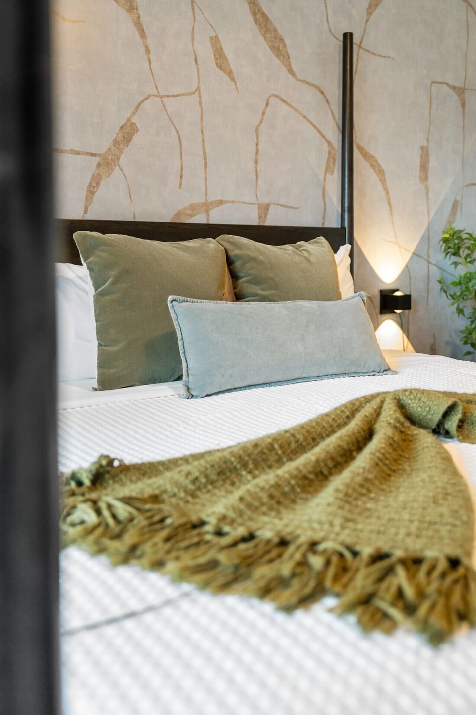 Rest easy in this cozy bedroom