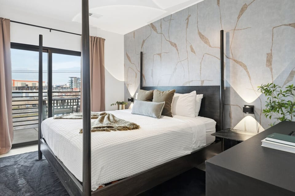 Serene Primary Suite with Balcony Access