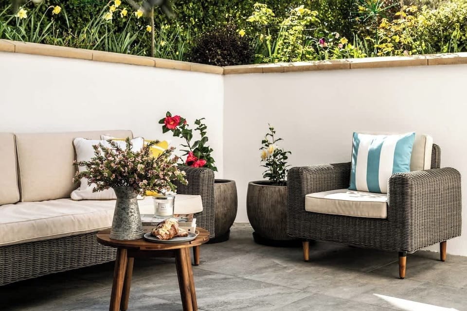 Your own private courtyard escape,  tucked away, sun-soaked, and impossibly quiet.