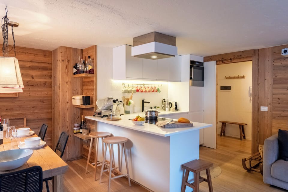 Kitchen and dining area