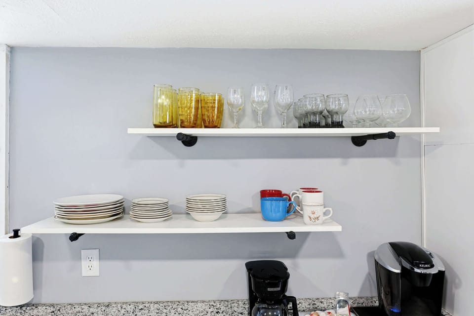 Kitchen: A bright, fully equipped kitchen for easy meals.