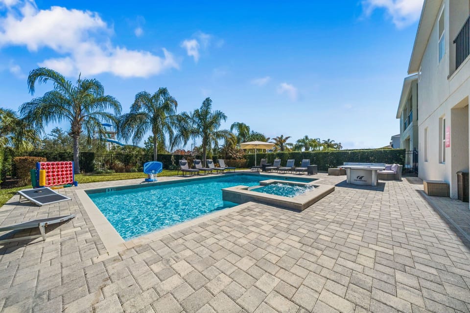 Indulge in the luxury of your own private pool and spa