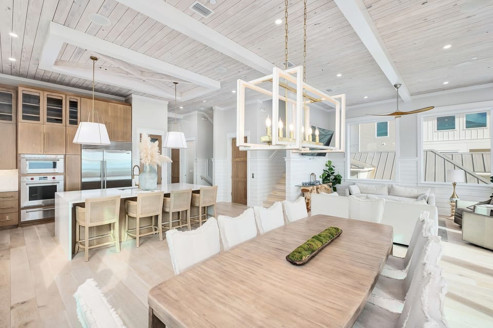 Step into your stunning open-plan sanctuary where soaring ceilings and designer finishes create the perfect space for memorable gatherings.