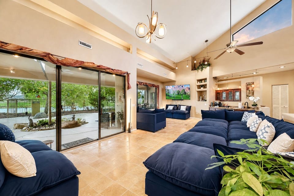 Expansive main living area with indoor-outdoor flow