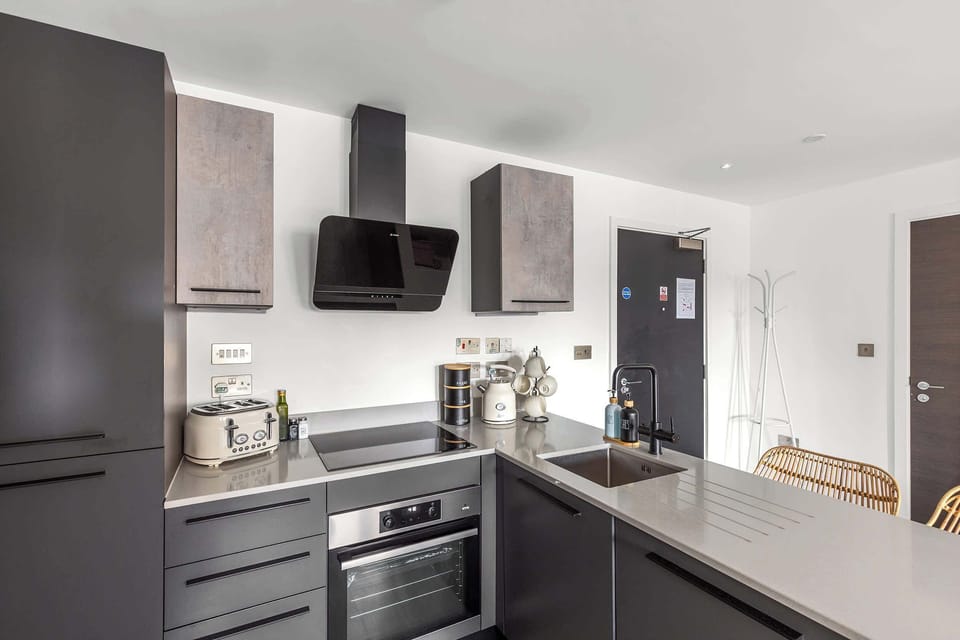 A bright, functional kitchen ready for home-cooked meals and shared moments.