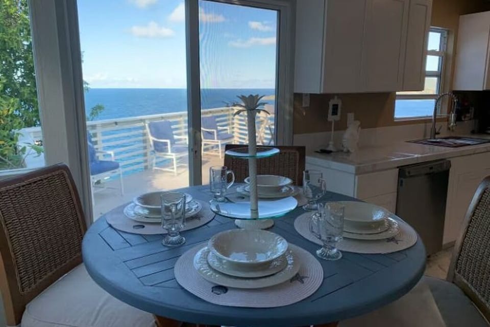 Whip up fresh seafood in our charming, fully equipped coastal kitchen! 