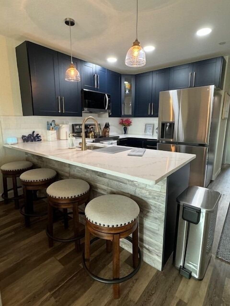 Fully stocked kitchen 