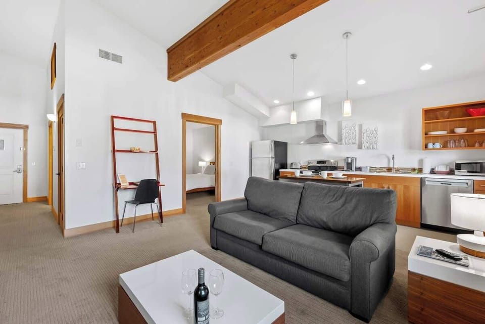 Living Area with Pull Out Sleeper Sofa