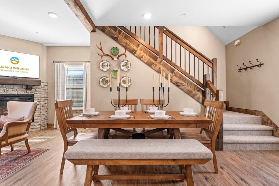 Make mealtime memories together at the dining table, seating 6​