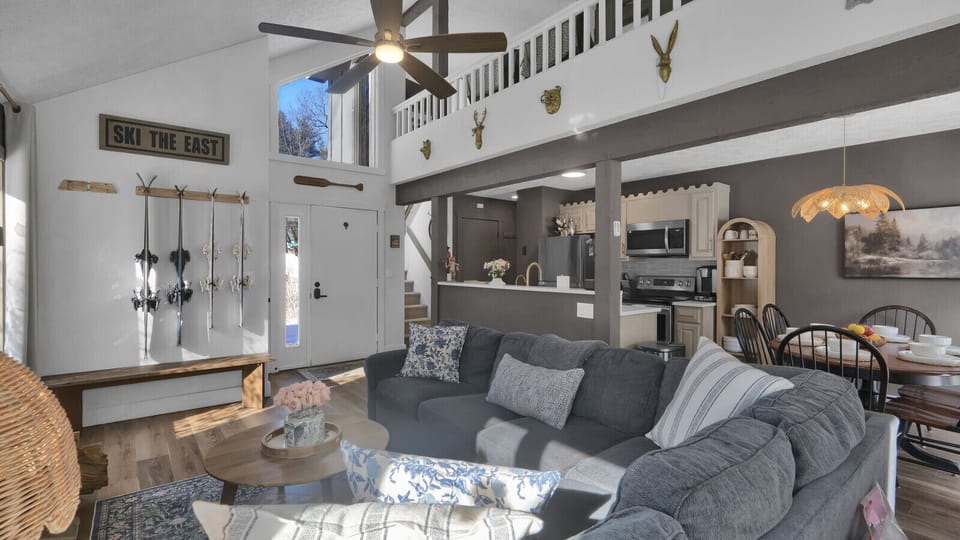 Spacious layout with direct access to the kitchen and dining area.