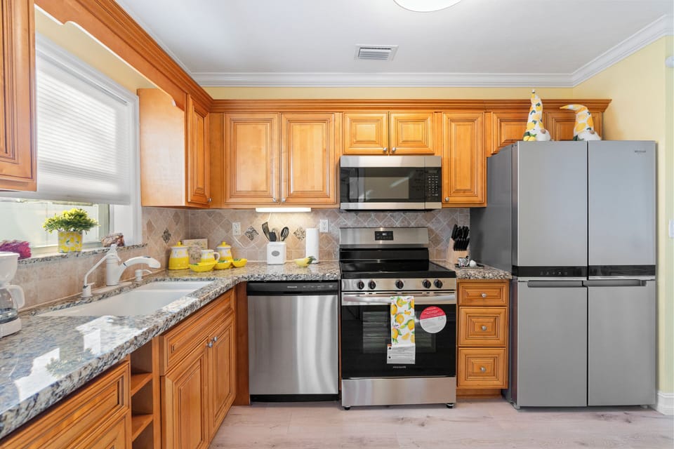 From parts and pans to dishware silverware, everything is new