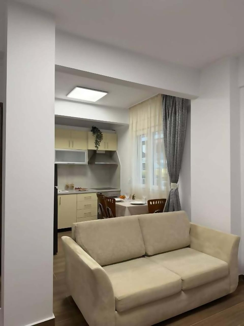 Relaxing lounge corner with comfortable seating.
