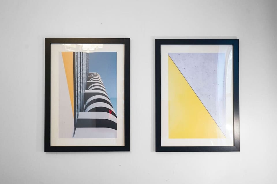 Beautiful art details that make the space feel welcoming