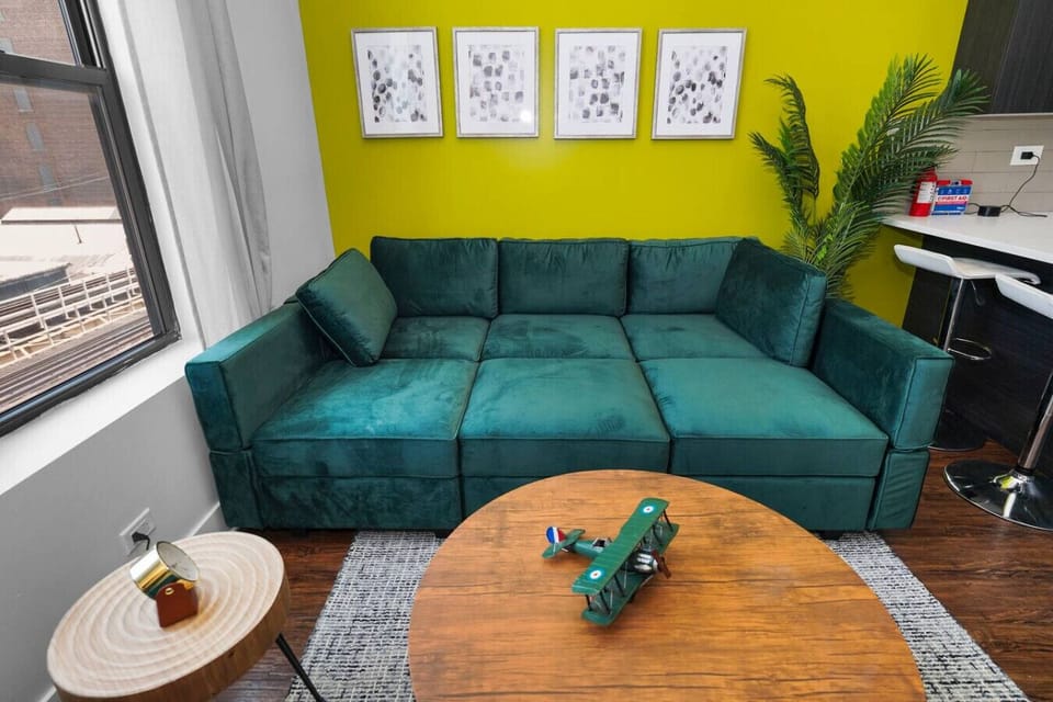 Stylish living space perfect for relaxing and unwinding