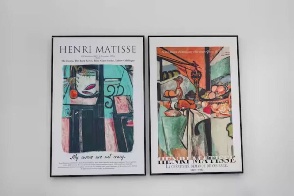 Art-filled space with modern flair