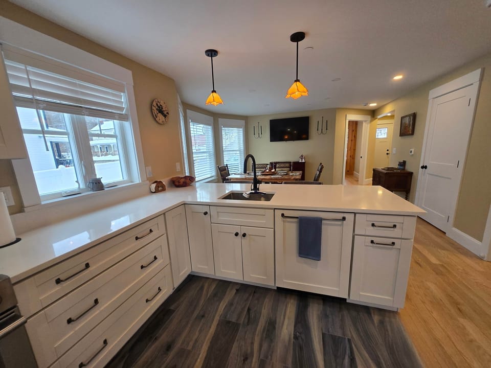 Kitchen with lots of storage and dish washer
