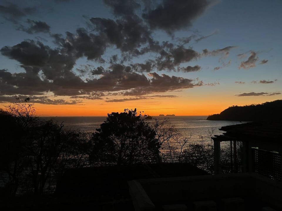Sunset View from the Balcony in the Master Bedroom