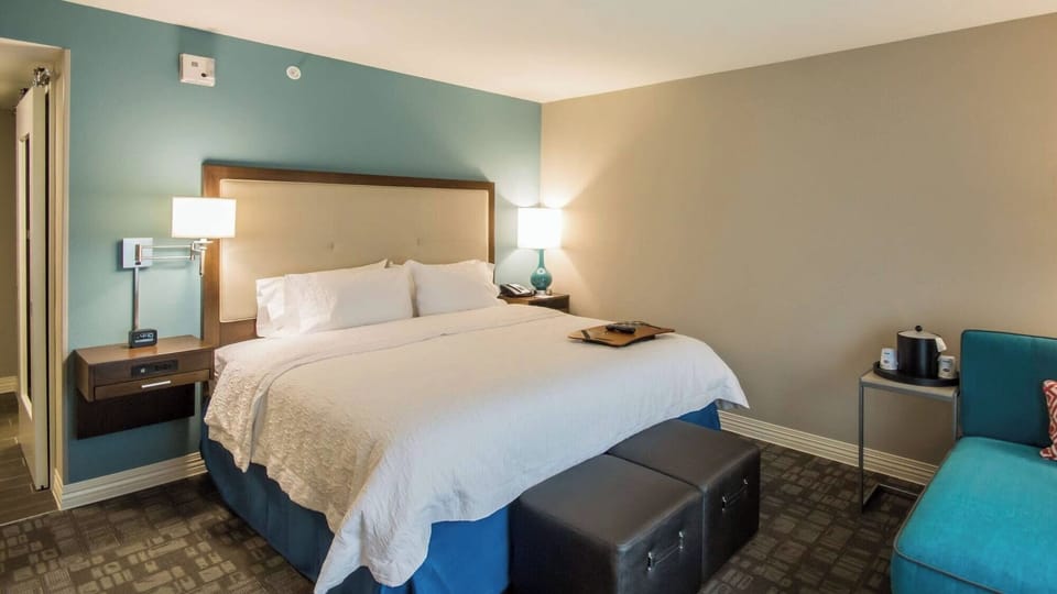 Bedroom. Interior and views may vary by availability.