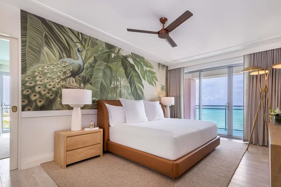 Wake up to ocean views from crisp, cloud-soft bedding.