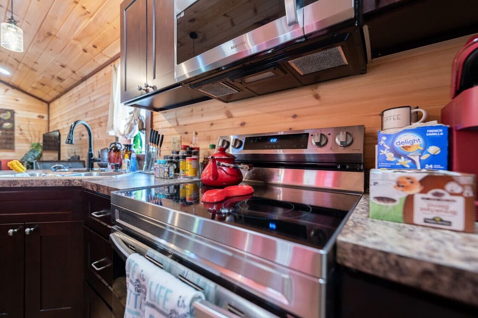 Kitchen | Stainless Appliances | Coffee and Tea Station