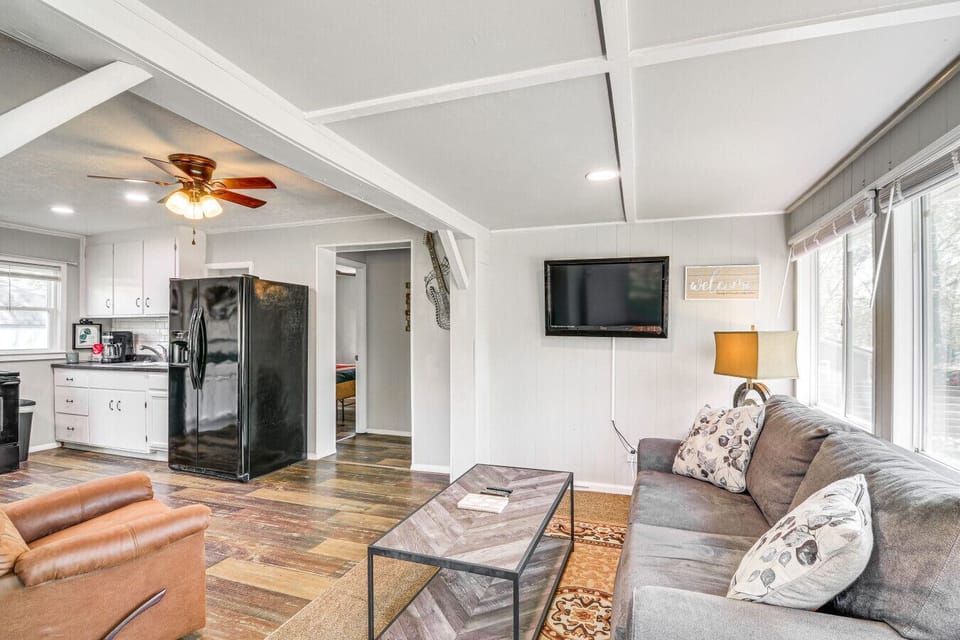 Living Room | Smart TV | Kitchen Access & Sectional Seating