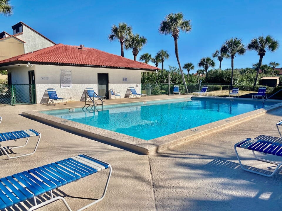 Heated pool next to the Sea Spray condo