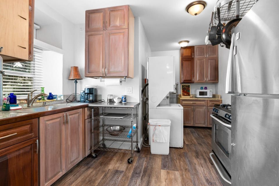 Well appointed kitchen.