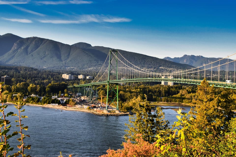 Visit North and West Vancouver via Lionsgate Bridge.