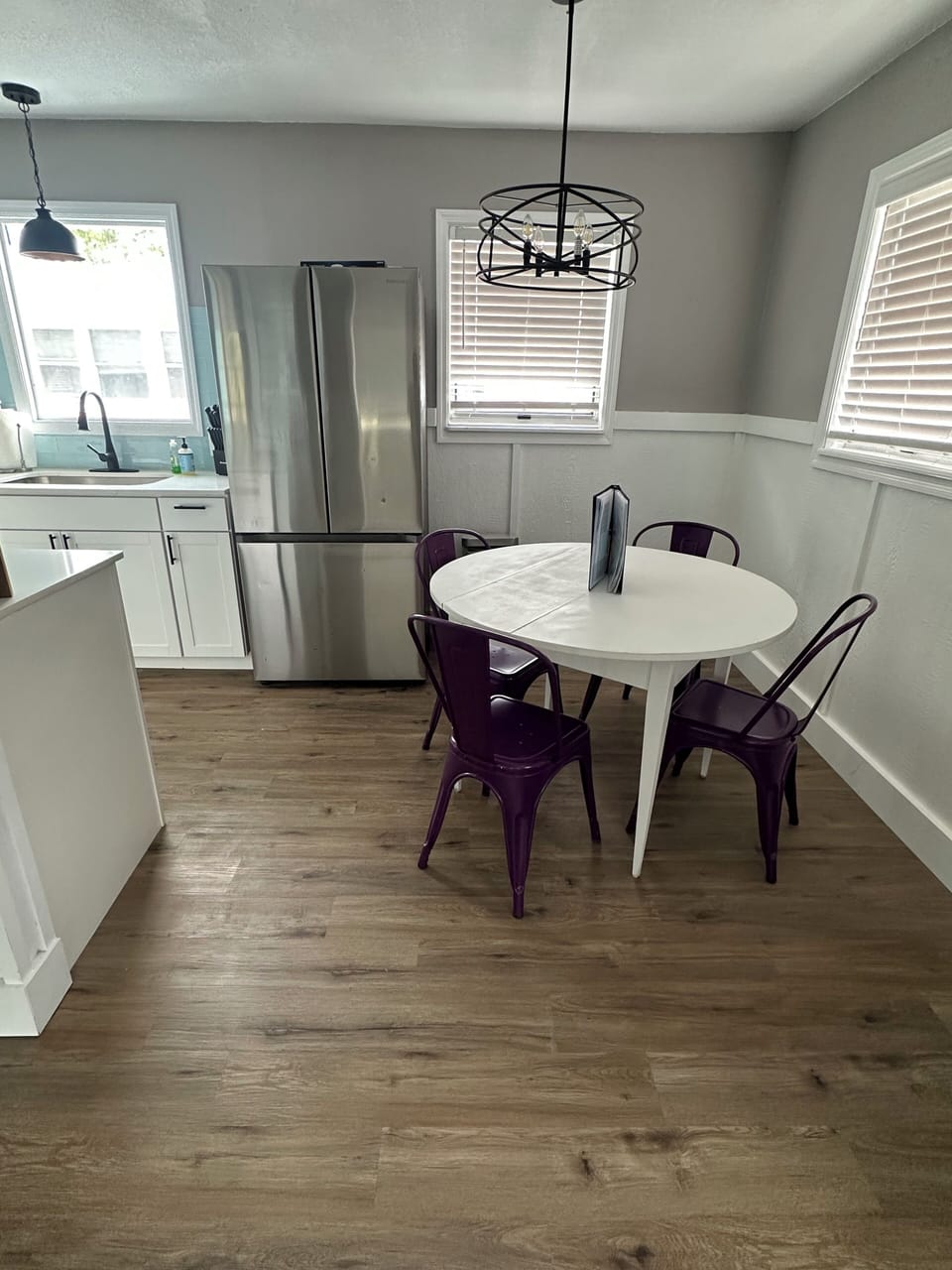 Dining and kitchen