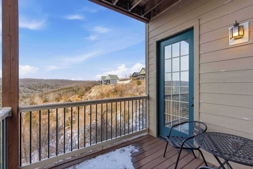 Lounge the day away or dine alfresco with stunning views on the deck​