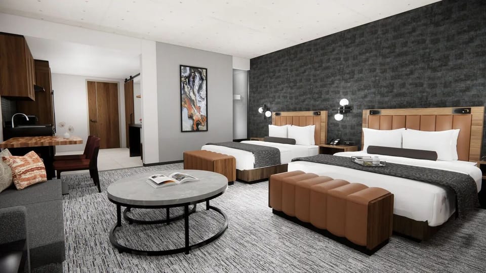 Bedroom. Interior and views may vary based on location and availability.