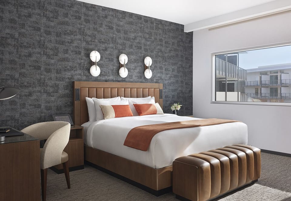 Bedroom. Interior and views may vary based on location and availability.