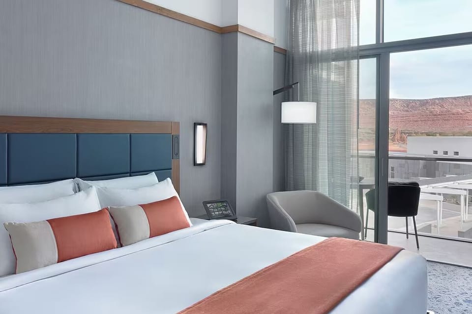 Bedroom. Interior and views may vary based on location and availability.