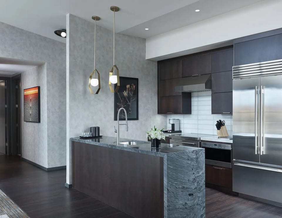 Cook with ease in a sleek kitchen with premium finishes.
