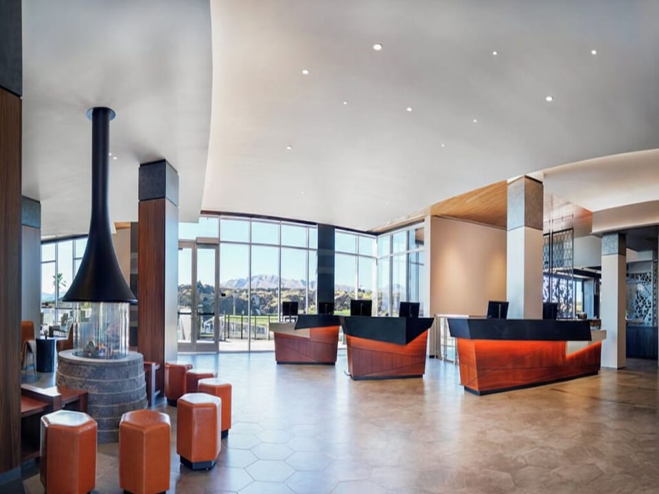 Check in effortlessly in a bright, design-forward lobby.